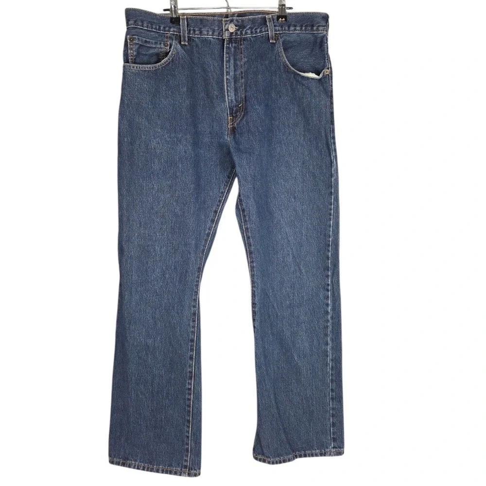 Levis 517 Jeans Mens 36x30 Straight Leg Medium Wash‎ Blue Denim Cotton Pants